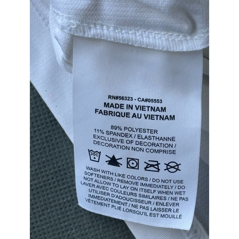 Nike Womens Large White Dri fit Running Cowl Neck Outdoor Thumb Holes - Picture 5 of 7